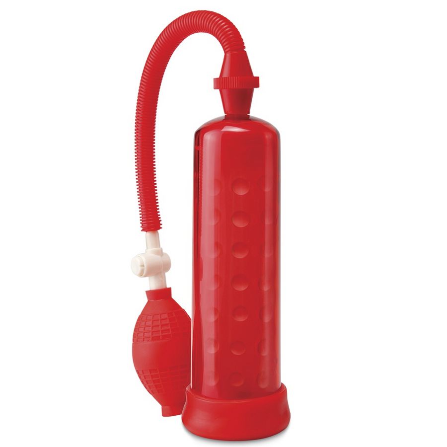 PUMP WORX SILICONE POWER PUMP RED