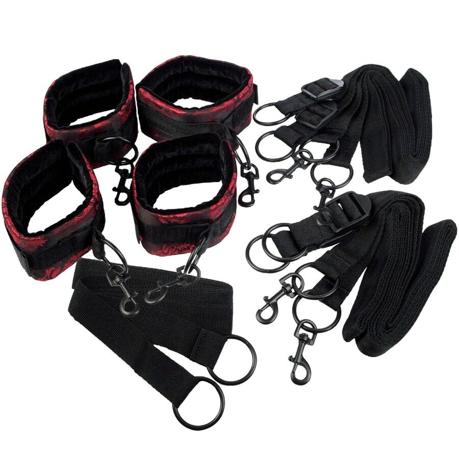 CALEXOTICS – SCANDAL CONJUNTO DE ABRAÇADEIRAS PARA CAMA