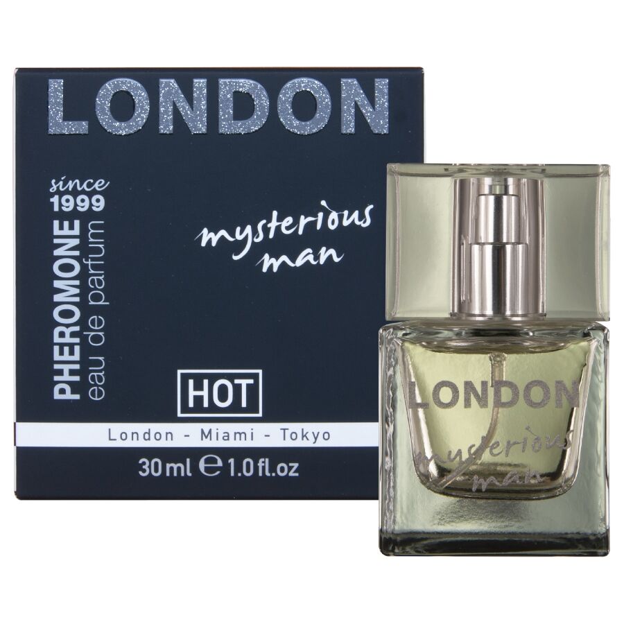 HOT - PERFUME CON FEROMONAS LONDON MYSTERIOUS HOMBRE 30 ML