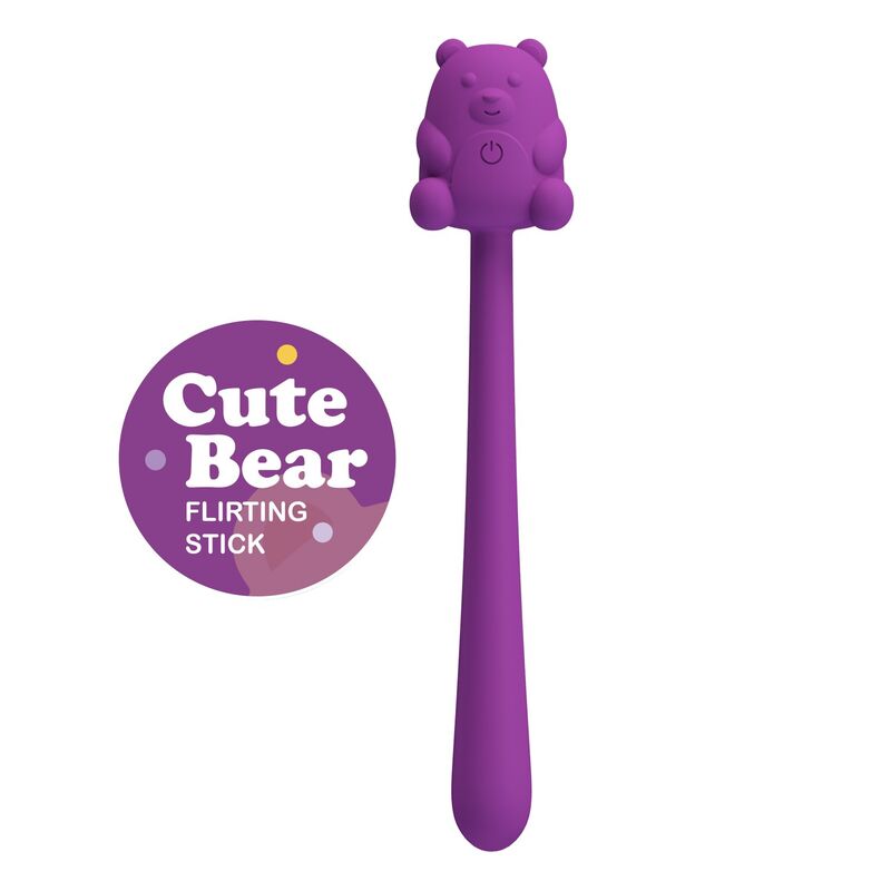 Pretty Love – Cute bear flirting stick uppladdningsbar vibrator