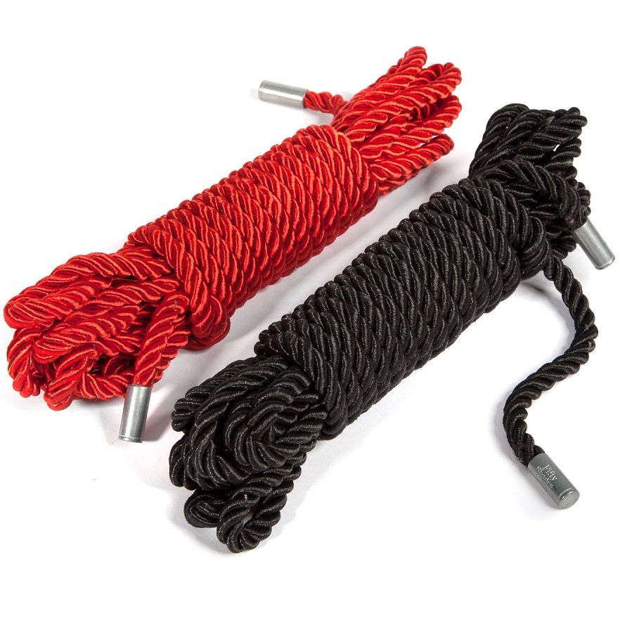 FIFTY SHADES OF GREY BONDAGE ROPE TWIN PACK