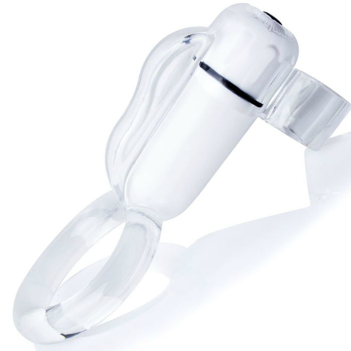 SCREAMING O OPIUM VIBRATING PLEASURE RING WHITE