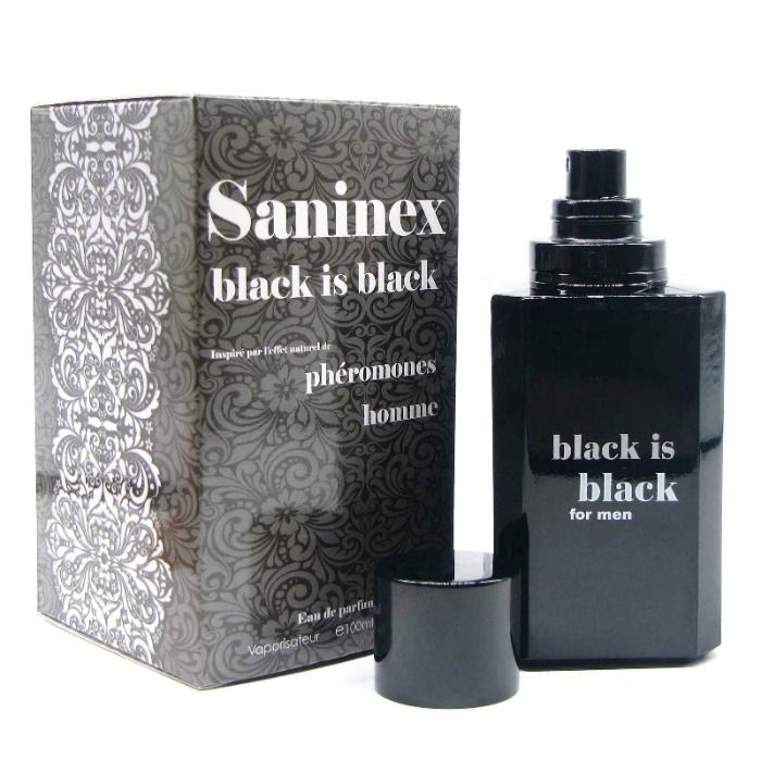 SANINEX BLACK IS BLACK PERFUME CON FEROMONAS HOMBRE (2)