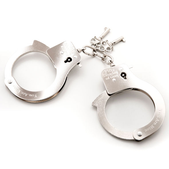 FIFTY SHADES OF GREY METAL HANDCUFFS