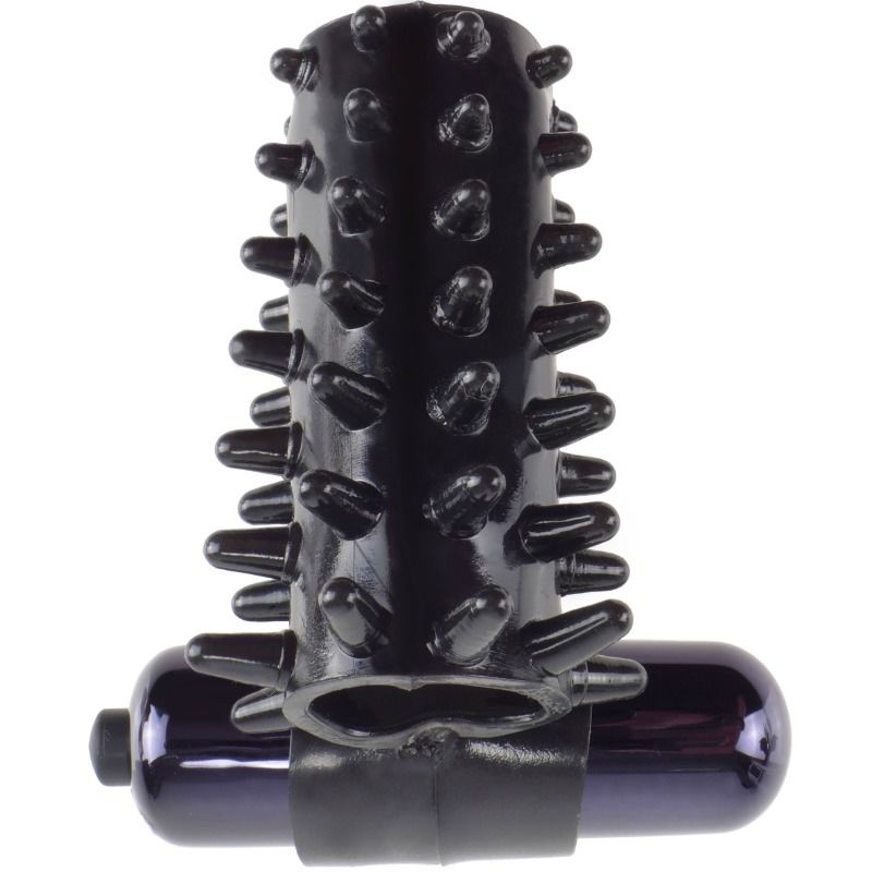 FANTASY C-RINGZ VIBRATING COCK SLEEVE BLACK