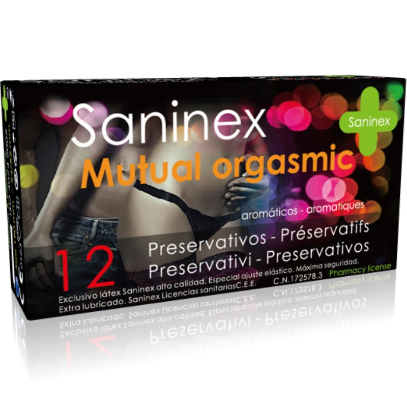 SANINEX CONDOMS MUTUAL ORGASM 12 UNITS