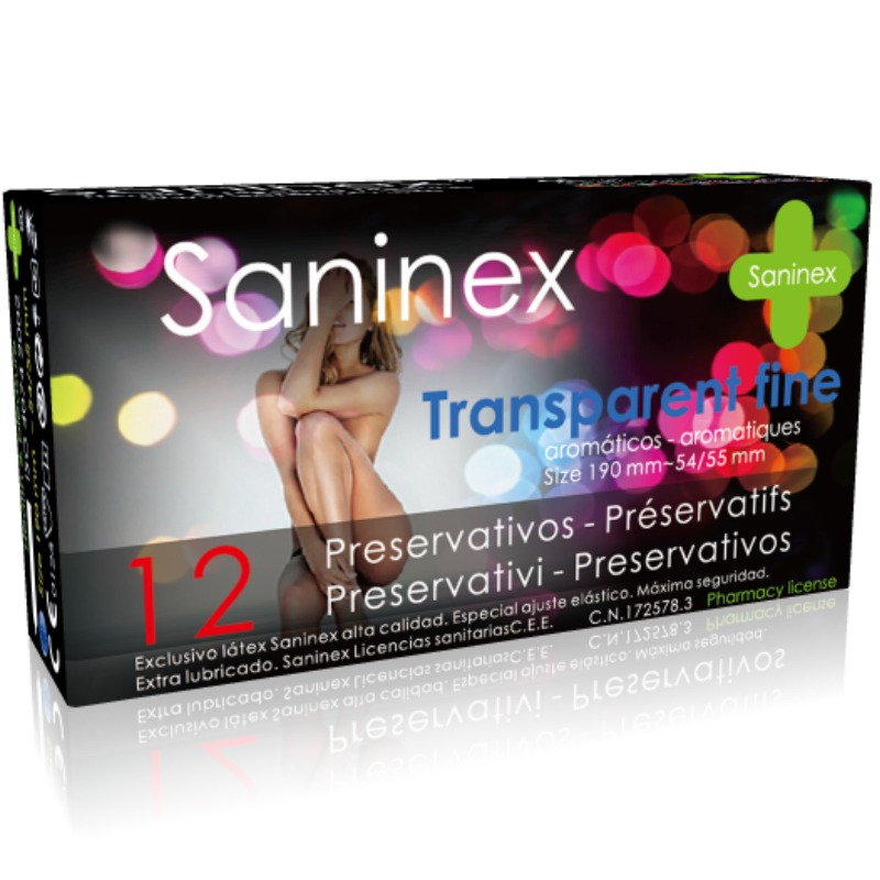 SANINEX CONDOMS ULTRA THIN 12 UNITS