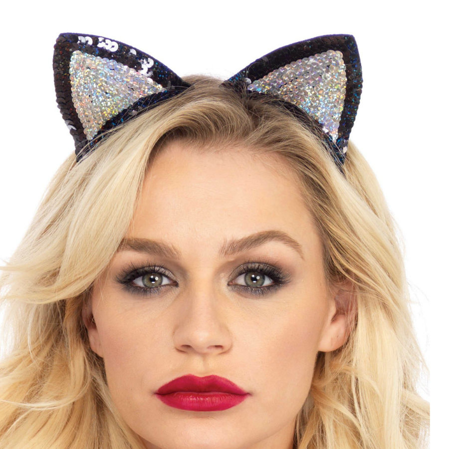 LEG AVENUE SEQUIN CAT EARS