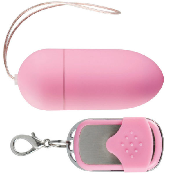 GLOSSY REMOTE I VIBRATING EGG 10 SPEED PINK