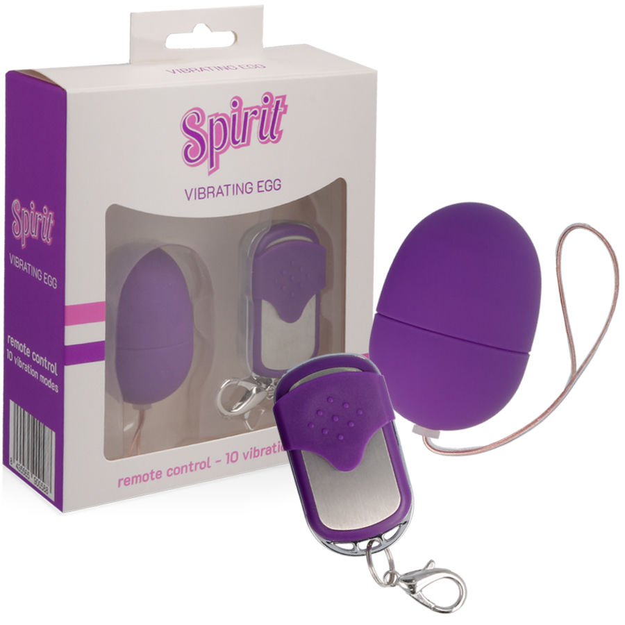 SPIRIT SMALL VIBRATING EGG REMOTE  PURPLE