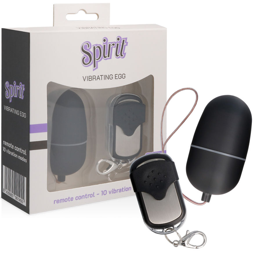 SPIRIT MEDIUM VIBRATING EGG REMOTE  BLACK