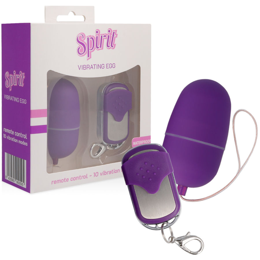 SPIRIT MEDIUM VIBRATING EGG REMOTE  PURPLE