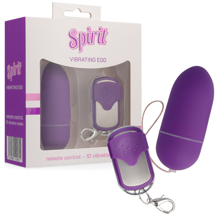 SPIRIT BIG VIBRATING EGG REMOTE  PURPLE