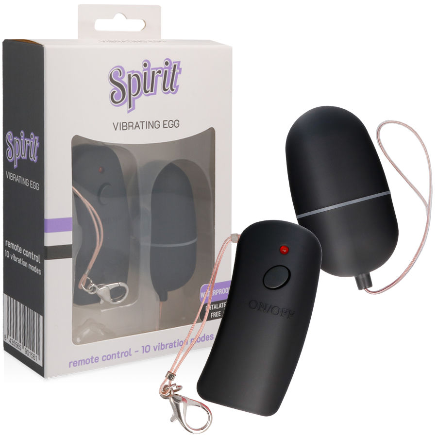 SPIRIT VIBRATING EGG REMOTE CONTROL BLACK