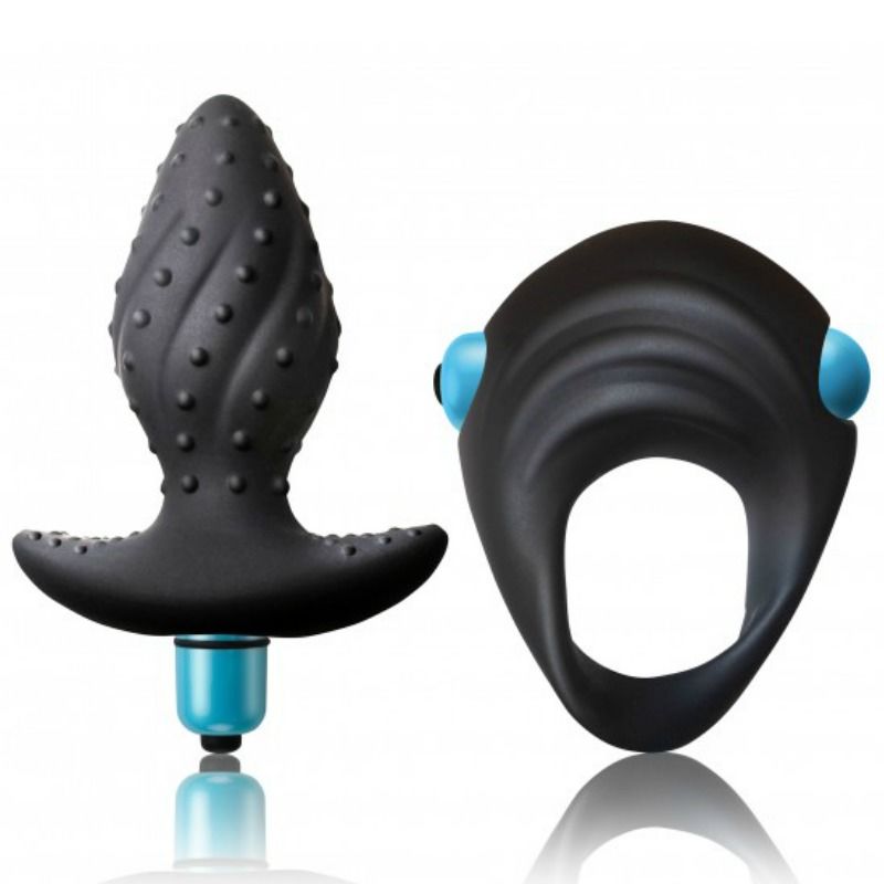 ROCKS-OFF IBEX PACK ANAL VIBRATOR AND RING