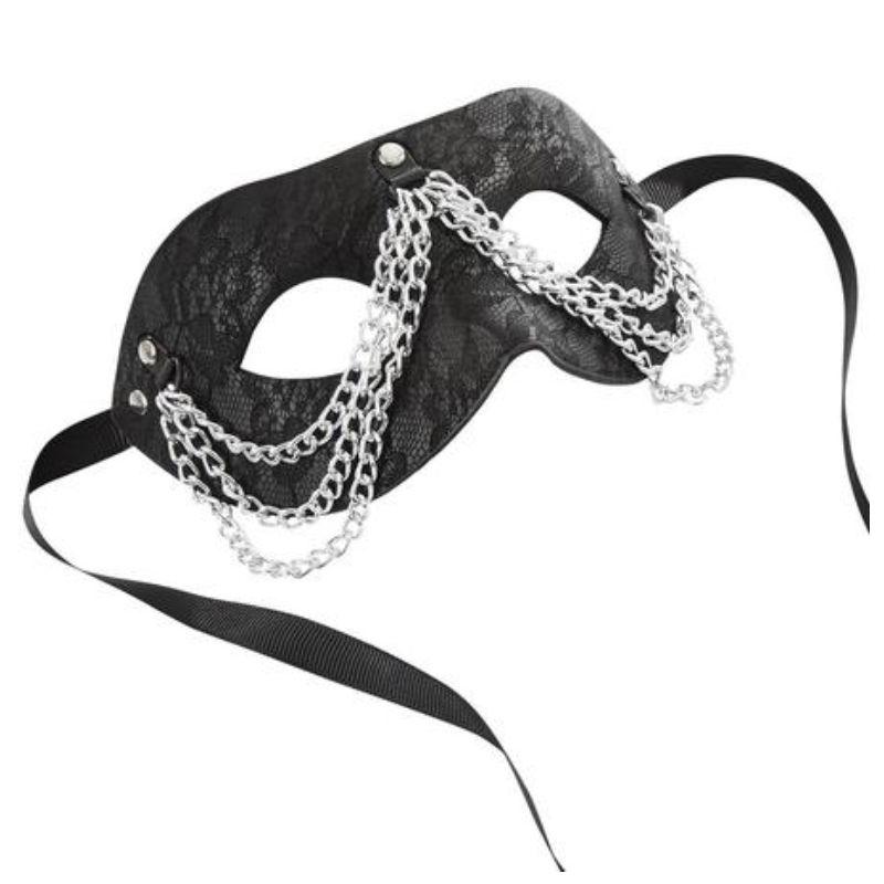 LENZUOLA SPORTIVA CON CATENA IN PIZZO MASCHERA SINCERAMENTE