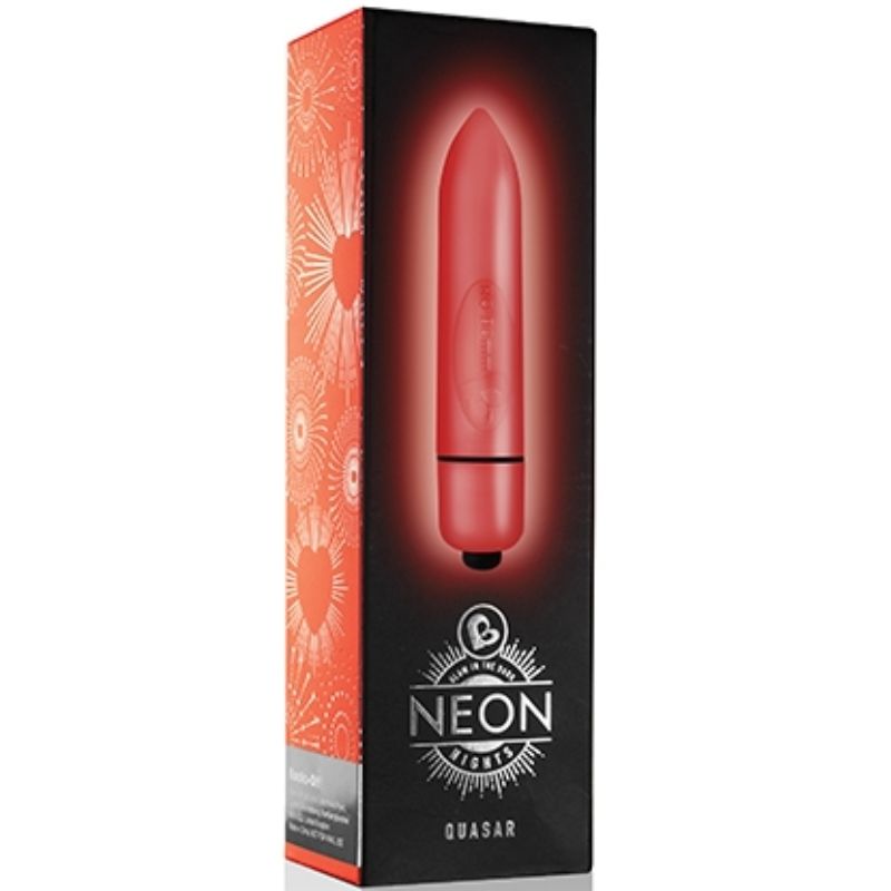 BULLET VIBRANTE ROCKS-OFF NOTTI AL NEON QUASAR ROJO