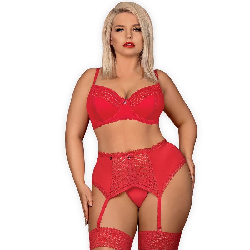 OBSESSIVE - JOLIEROSE SET TRES PIEZAS XXL