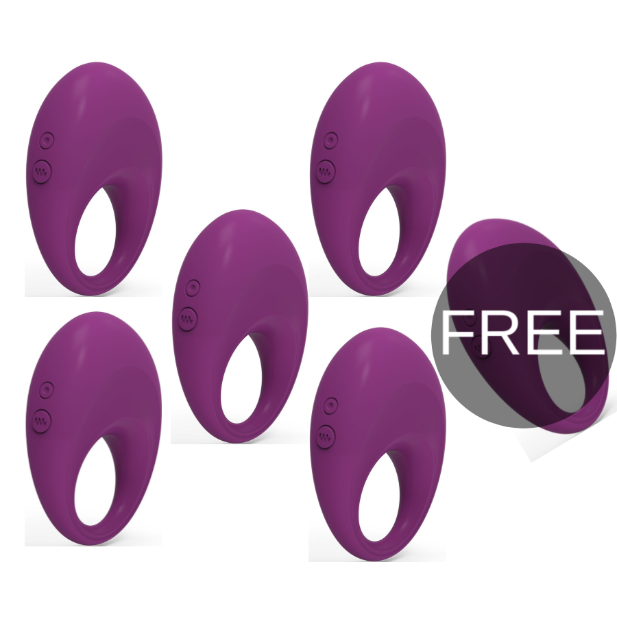 COVERME DYLAN COCK RING RECHAGEABLE 10 SPEED WATERPROOF 5+1 FREE
