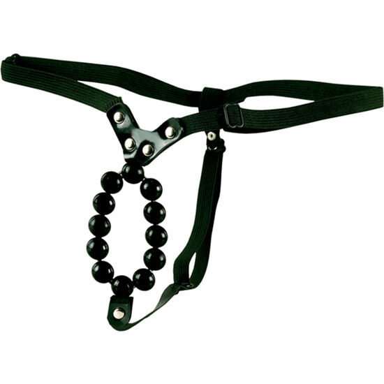 CALEX  LOVER´S THONG WITH STROKER BEADS