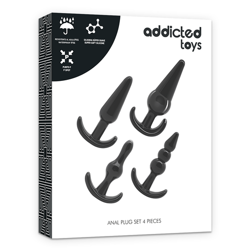 Kit 4 Plugs Anales Addicted Toys